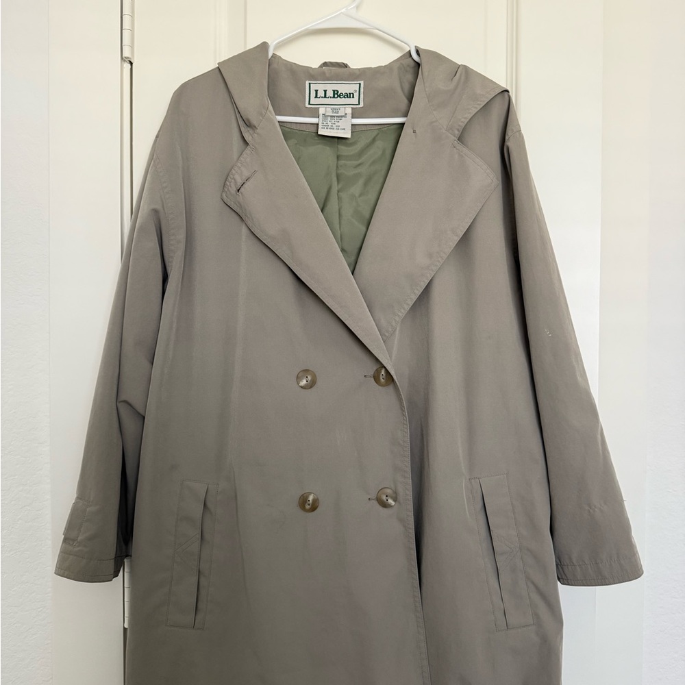 L.L. Bean Women's Double-Breasted Light Coat